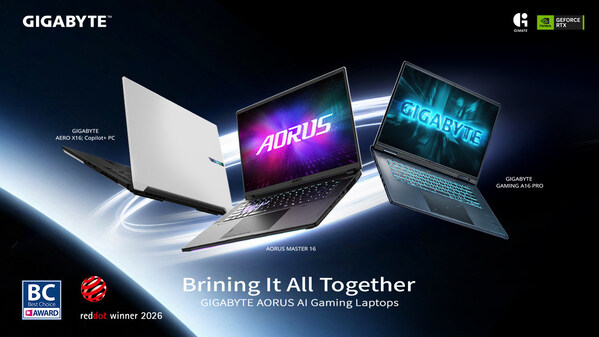 GIGABYTE Unveils Award-Winning AI Gaming Laptops and Revolutionary