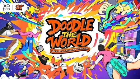 XPPen Marks Its 21st Anniversary with "DOODLE THE WORLD", Bringing Creativity Beyond Boundaries
