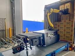 SGシステム、XYZ Robotics、サンワサプライ（上海）、コンテナ向け荷降ろしロボットを共同導入