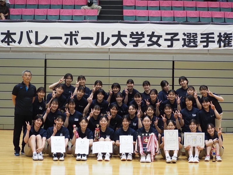 神戸親和大学】女子バレーボール 2024年度 西日本インカレで準優勝 | 親和学園のプレスリリース | 共同通信PRワイヤー