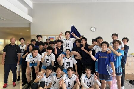 【神戸親和大学】男子バレーボール部が2部へ再昇格