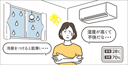 エアコンのプロが解説! 温度・湿度が高い梅雨時期のエアコンの活用方法ポイントは「機能の適切な使い分け」