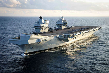 英国海軍最新鋭空母 「HMSプリンス・オブ・ウェールズ」 