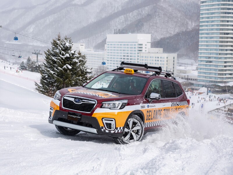 スバルのSUVシリーズが雪上を滑走！！ 「SUBARU ゲレンデタクシー2025