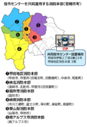 【韮崎市民の皆さまへ】消防共同指令センターの運用が始まります
